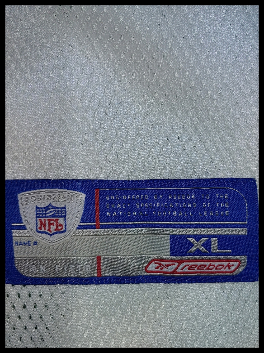Vintage Reebok On Field New York Jets #10 Chad Pennington White XL Jersey NFL - Picture 6 of 6